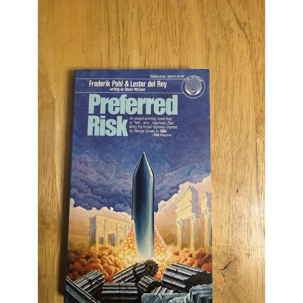 Preferred Risk Science Fiction Frederik Pohl and Lester del Rey Ballantine‎ 1980